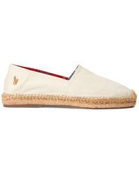 ralph lauren cevio cotton canvas espadrille