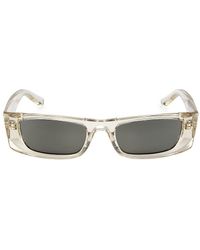 Saint Laurent - Ultra Cat-eye Rectangular 52mm Injection Sunglasses - Lyst
