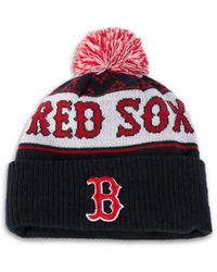 boston red sox pom pom hat