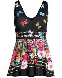 Johnny Was Mari Skirted One-piece Swimsuit - Multicolor