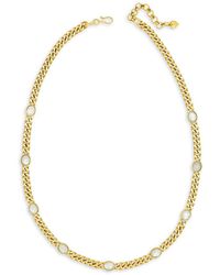 Brinker & Eliza - Beetlejuice 24k Goldplated & Mother-of-pearl Long Necklace - Lyst