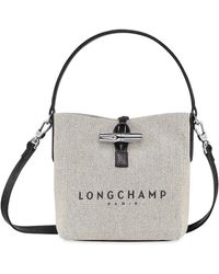 Longchamp Roseau Essential Leather Bucket Bag - ShopStyle