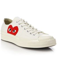 comme des garçons converse women's low top