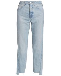 AG Jeans Twisted Alexxis High-rise Jeans - Blue