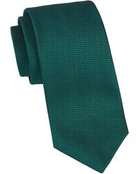 Charvet Grenadine Silk Necktie - Green