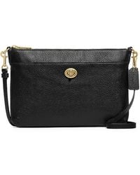 Coach Pebble Leather Crossbody for Women - Up to 32% off | Lyst