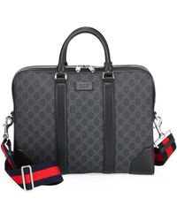 gucci black briefcase