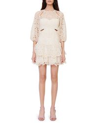 maje ranch eyelet dress