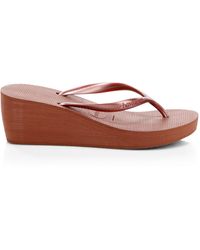havaianas high fashion rose gold