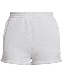 Womens Clothing Shorts Mini shorts Alexander Wang Silk French Terry Sweatshorts in Black 