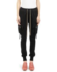 rick owens cargo pants alternative