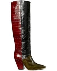 tory burch sarava leather knee boots