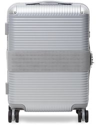 Fpm 55 Bank Zip Spinner Carry-on Suitcase - Gray