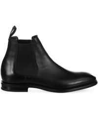 church's black chelsea boots