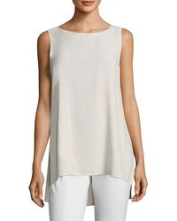 eileen fisher silk tank sale