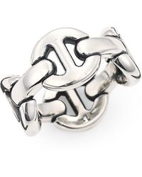 Hoorsenbuhs Sterling Silver Le Teef Dame Ring in Metallic for Men 