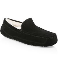 ugg black slippers mens