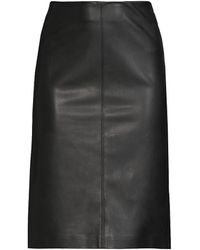 Brochu Walker Drew Faux Leather Pencil Skirt - Black