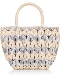 carrie forbes raffia tote
