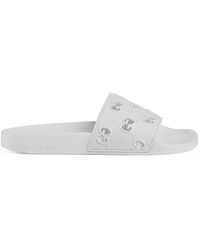 gucci women's pursuit rubber slide sandals