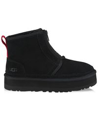 ugg suede platform boots