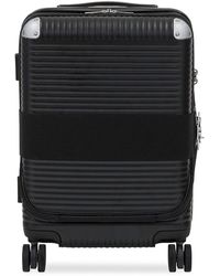 Fpm 53 Bank Zip Spinner Carry-on Suitcase - Black