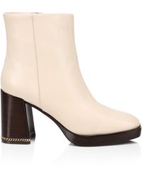 tory burch ruby leather ankle boots