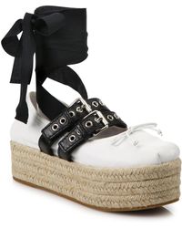 Miu Miu Espadrille shoes and sandals for Women | Online Sale up to 47% off  | Lyst