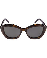 Saint Laurent - New Wave 54mm Cat Eye Sunglasses - Lyst