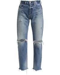 Moussy Denim Guilford Straight Jeans in 