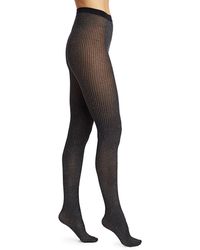 Wolford Ribbed Tights - Black
