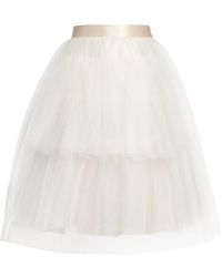 camber layered tulle maxi skirt