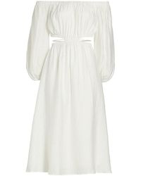 Astr Synthetic Palace Cut-out Maxi Dress in Purple | Lyst