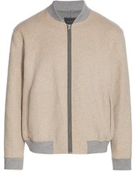 Saks Fifth Avenue Collection Wool Bomber Jacket in ...