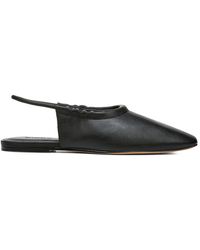 cadya square toe slingback flat