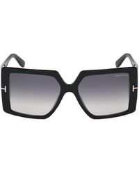 Tom Ford 'stacy' 57mm Sunglasses in Black - Lyst