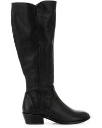 BHFO 1566 Cole Haan Womens Avani Black Leather Riding Boots Shoes 5 Medium B,M 