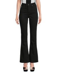 Karl Lagerfeld - High Rise Flare Jeans - Lyst