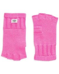 UGG - Knit Fingerless Gloves - Lyst