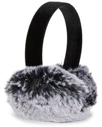 Surell - Faux Beaver Fur Earmuffs - Lyst