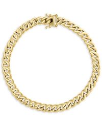Effy - 14k Yellow Gold Cuban Chain Bracelet - Lyst