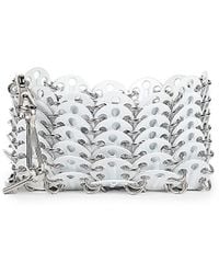 Rabanne - Metal & Brass Mini Crossbody Bag - Lyst