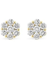 Effy - 14K & 1.9 Tcw Lab Grown Diamond Stud Earrings - Lyst