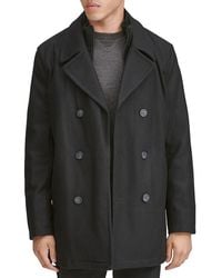 Andrew Marc - Burnett Double-Breasted Wool-Blend Coat Jacket - Lyst