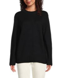 Vince - Drop Shoulder Wool-cashmere Sweater - Lyst