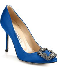 Manolo Blahnik Hangisi Shoes for Women - Up to 64% off | Lyst