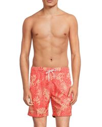 Trunks Surf & Swim - 'Sano Leaf Print Swim Shorts - Lyst
