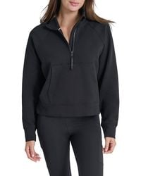 DKNY - Highneck Zip Up Pullover - Lyst