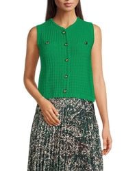 AREA STARS - Knit V-Neck Vest - Lyst
