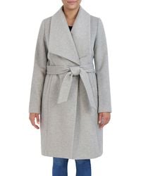 Cole Haan - Wool Blend Coat - Lyst